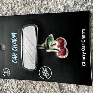 Source Unknown Cherry Car Charm - Red and Green